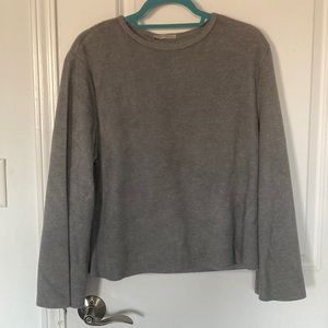 Zara Bellsleeved grey sweater - M